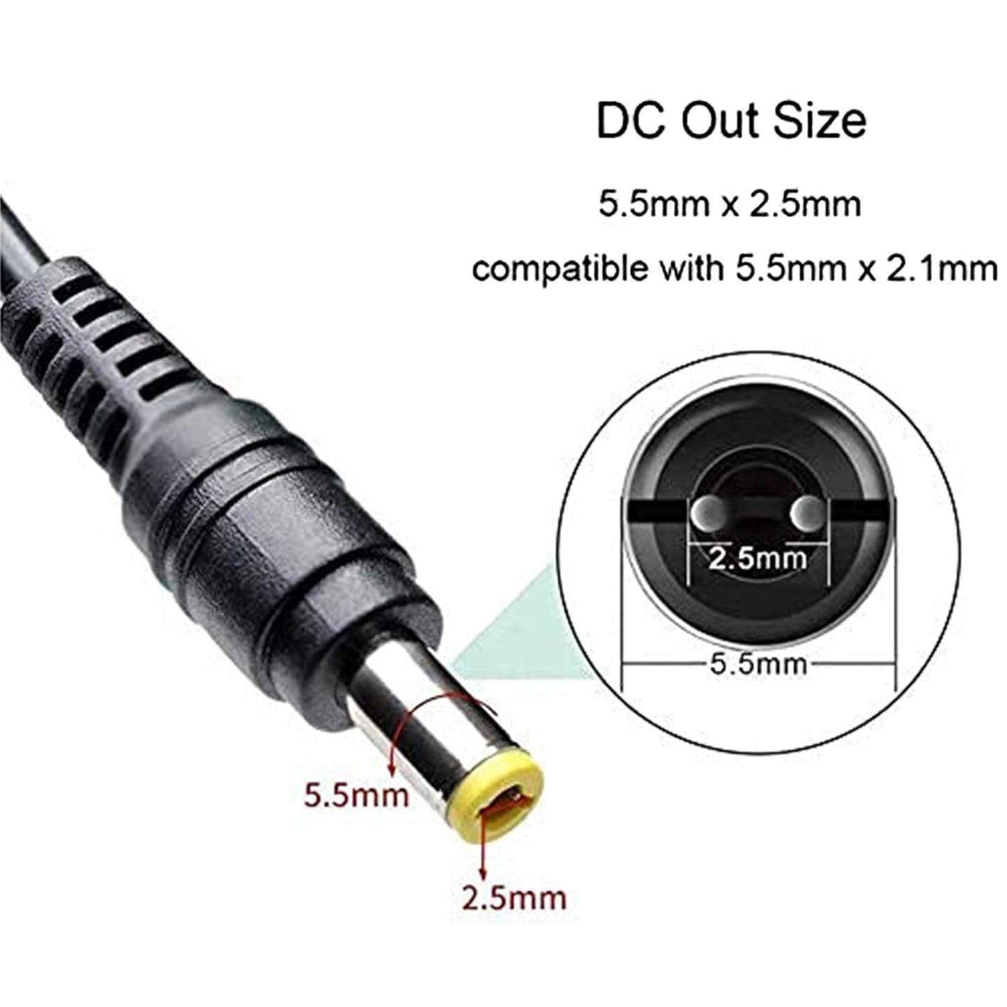 ADDMAX 1AMP DC Power Adapter Powers Supply (AC Input 100-240V Dc Output 12 Volt 1 Amps) CCTV Camera, SMPS for LCD Monitor, Router Modem