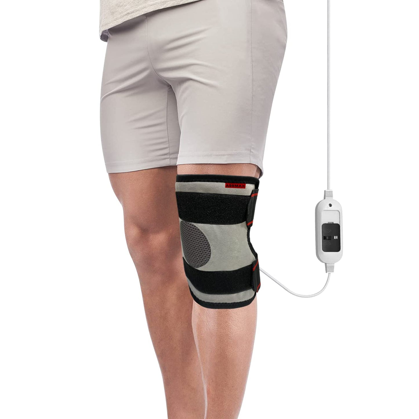 ADDMAX Orthopedic Electric Heating Knee Pad For Arthritis Muscle Joint Pain Relief Belt (Free Size)